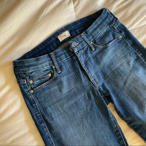MOTHER Jeans The Looker Ankle Fray size 26